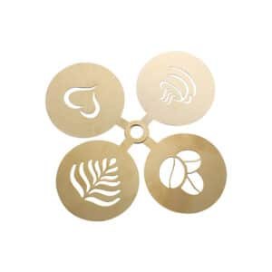 Pochoir café (lot de 4)
