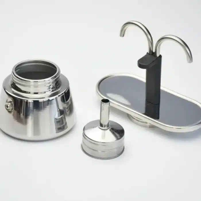 Aluminium moka pot 6