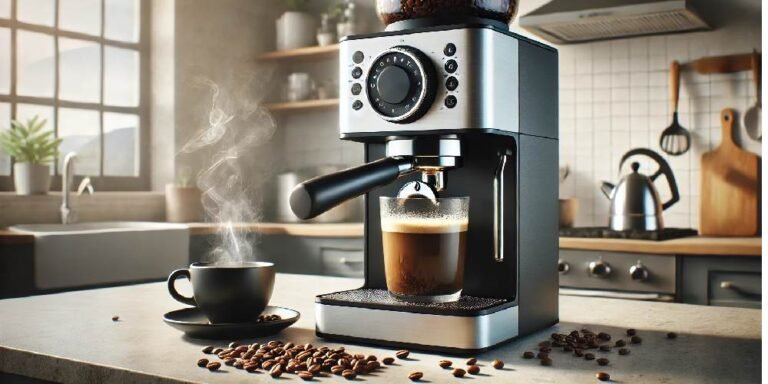 Cafetière avec broyeur intégré