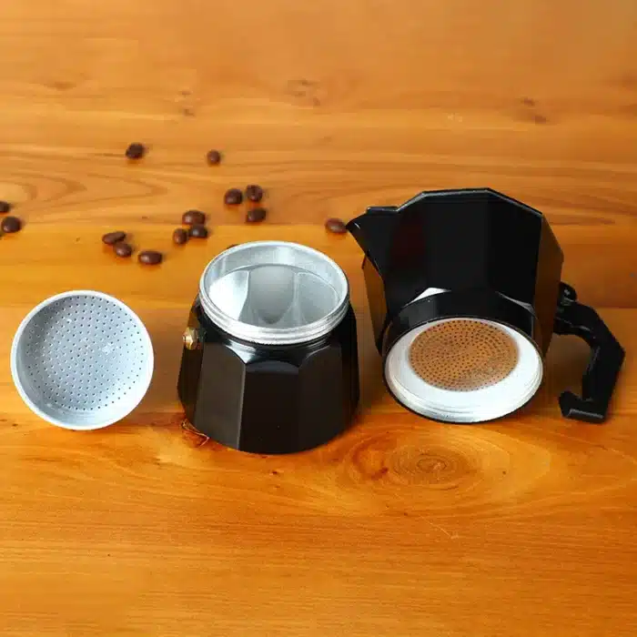 Aluminium moka pot 4