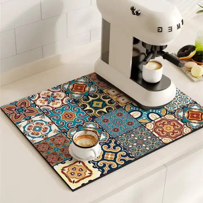 Tapis de tassage café 8