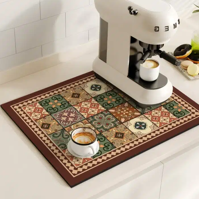 Tapis de tassage café 16