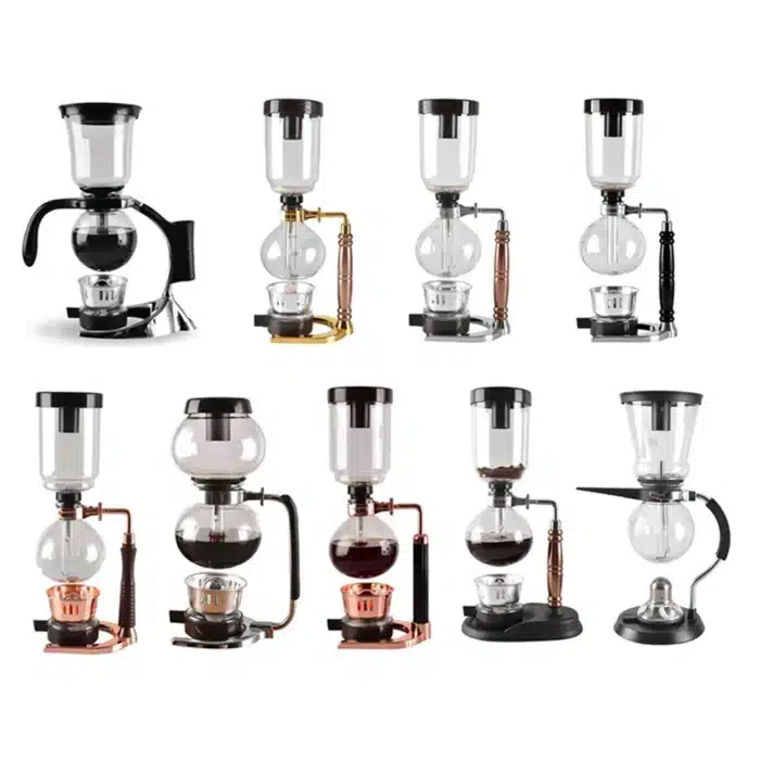 Cafetière à siphon moderne 6