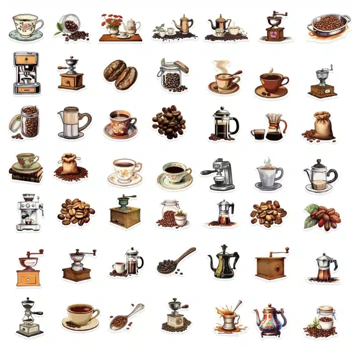 grand sticker mural cafe 5