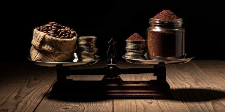 différence prix café grain et moulu