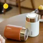 230ml Mini acier inoxydable 316 Thermos tasse mode Portable poche flacon sous vide café thé bouteille d'eau thermique gobelet 4