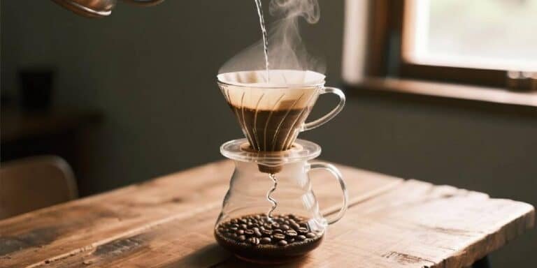 ratio café eau filtre