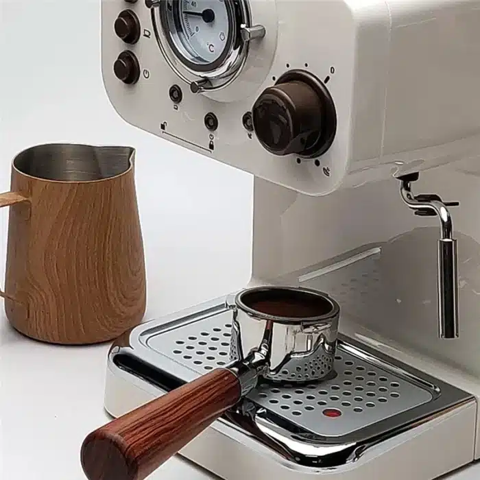 Porte-filtre à café sans fond, 51mm, nu, pour Delonghi EC680 EC685 EC200, panier filtrant, accessoires de Machine à expresso, outils Barista 4