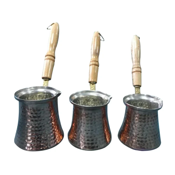 Cafetière turque gravée, martelé 1