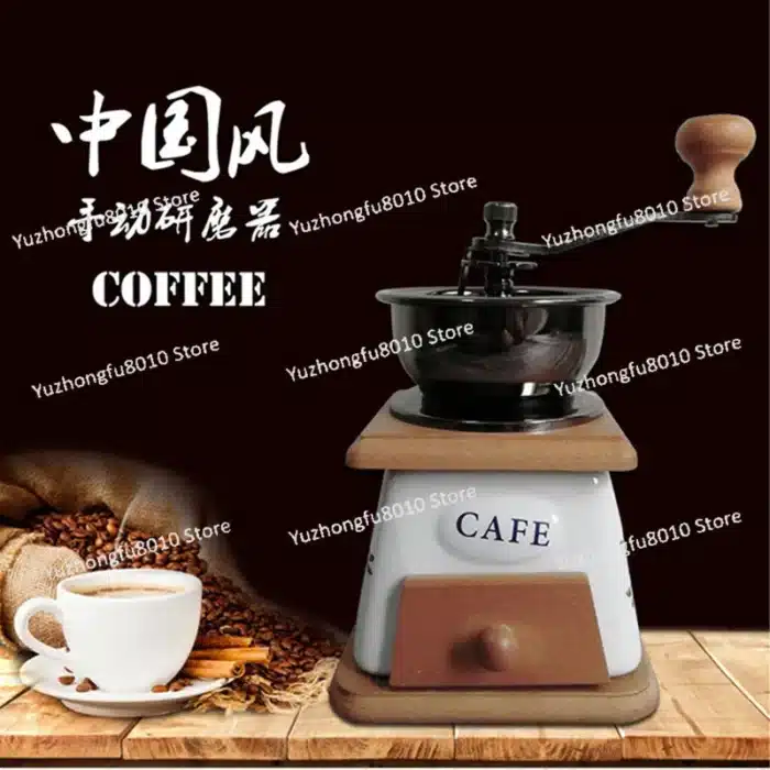 Machine à café à manivelle en céramique 2