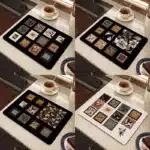 Tapis absorbant imprimé créatif 1