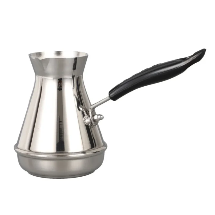 Pot Moka en acier inoxydable à Long manche 6