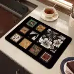 Tapis absorbant imprimé créatif 3