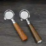 Porte-filtre à café sans fond, 51mm, nu, pour Delonghi EC680 EC685 EC200, panier filtrant, accessoires de Machine à expresso, outils Barista 5