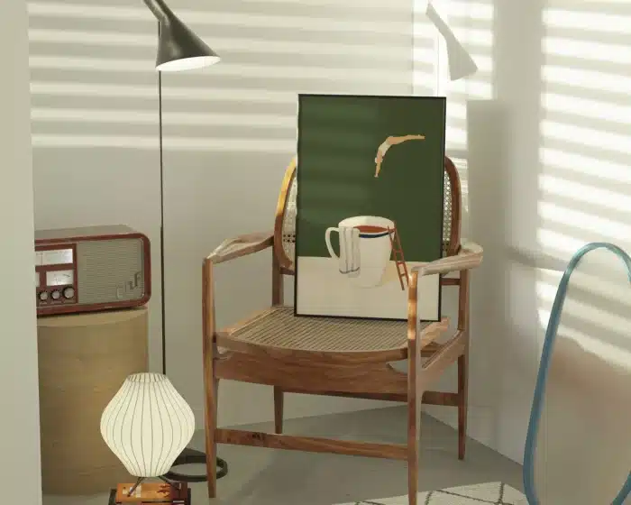 Impressions sur toile de buveur de café 3