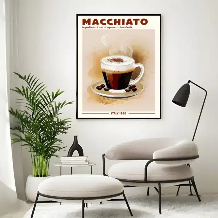 Affiche de peinture de café Vintage 5