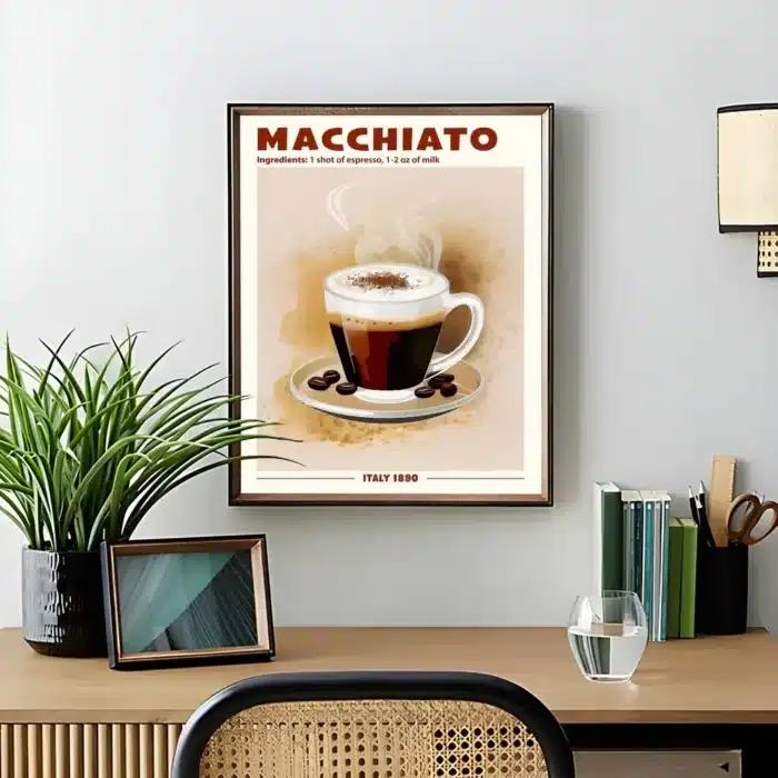 Affiche de peinture de café Vintage 6