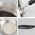 Pot Moka en acier inoxydable à Long manche 4