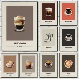 Art rétro affiche toile peintures 1