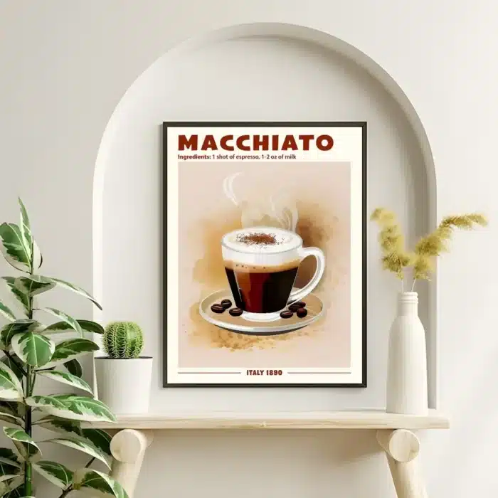 Affiche de peinture de café Vintage 4