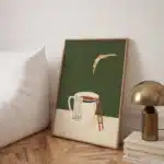 Impressions sur toile de buveur de café 1