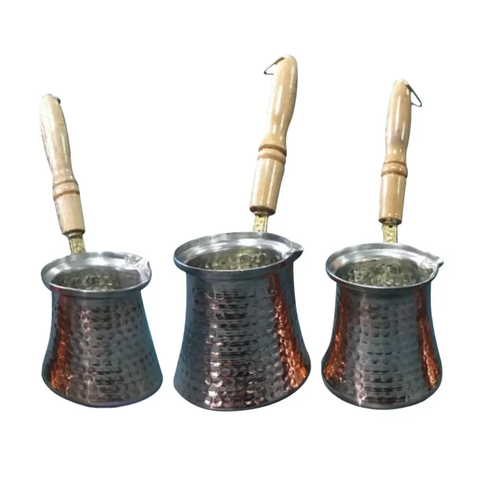 Cafetière turque gravée, martelé 2
