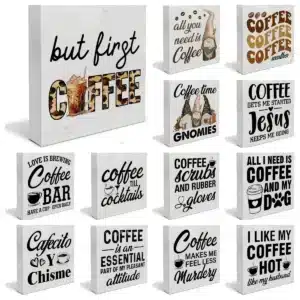 Enseigne de boîte en bois 1