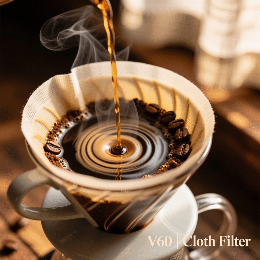 impact filtre goût café