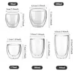 Verre à café isolé 6