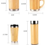 Tasse isotherme en bambou 6