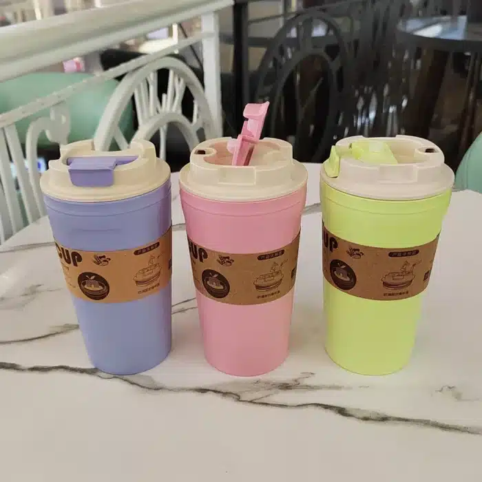 tasse en bambou couvercle silicone 6