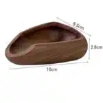 Bol à grains de café en bois massif 6