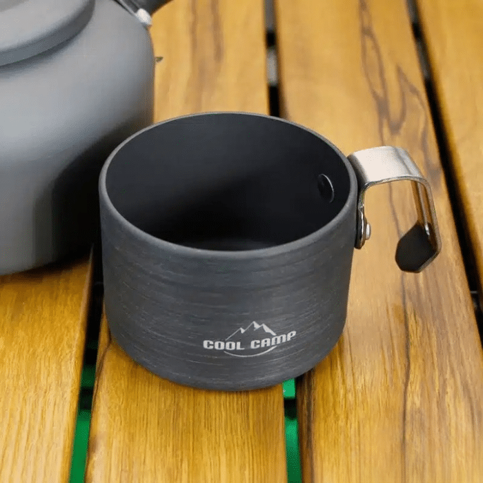 Tasse portative en alliage d'aluminium