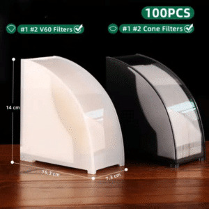 Papier filtre à café en forme d'éventail