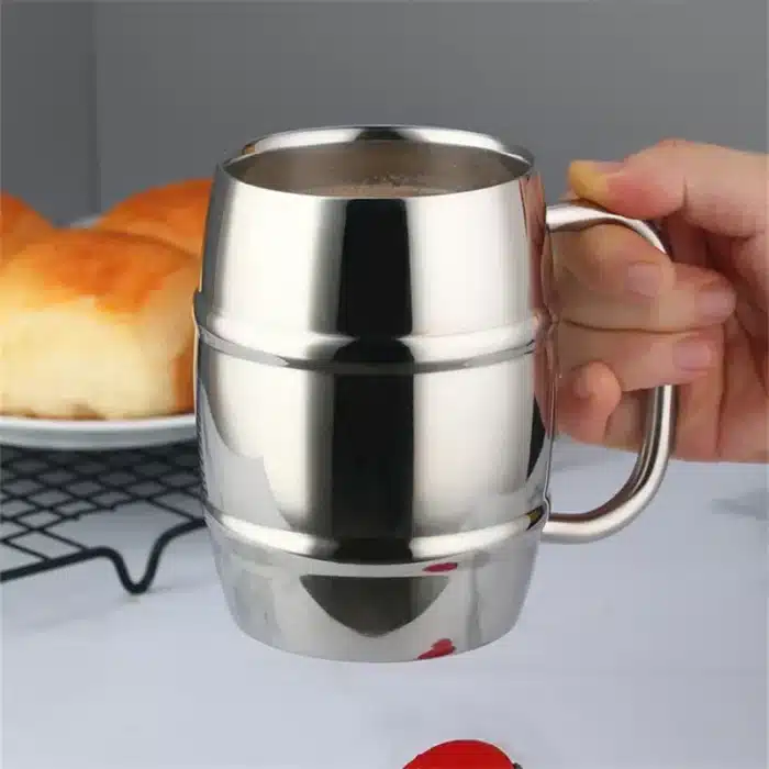 Double tasse en acier inoxydable 3