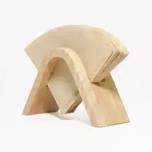 Support en bois le stockage de papiers filtrants 1
