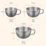 Tasse à café en acier à expresso 6