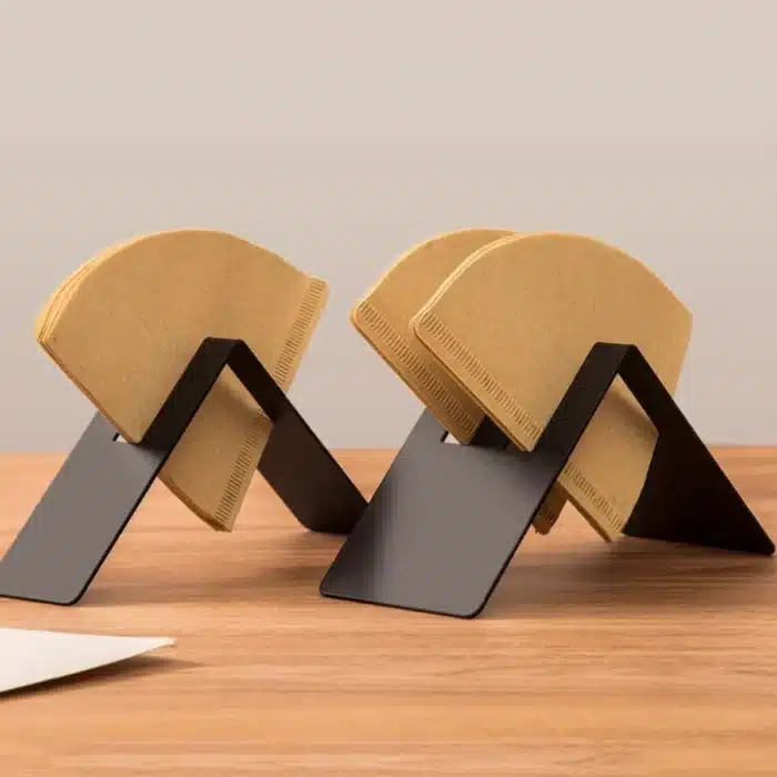 Support de papier filtre à café en acier inoxydable 1