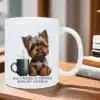 Tasse en céramique design Yorkie