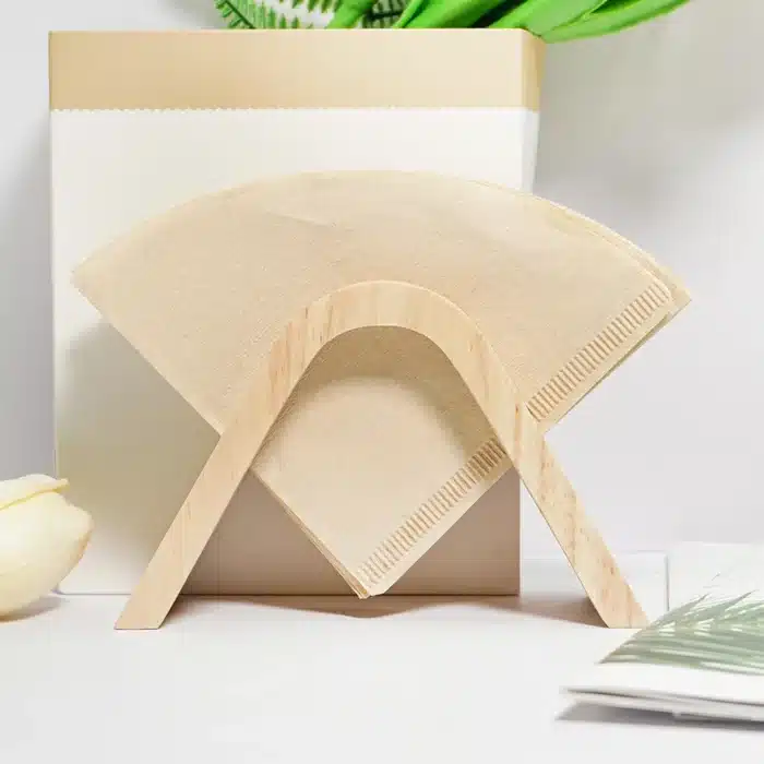 Support en bois le stockage de papiers filtrants 6
