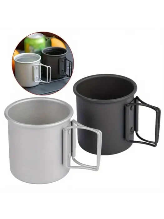 Tasse de Camping poignée pliable 2