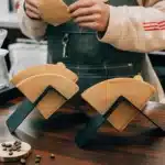 Support de papier filtre à café en acier inoxydable 3