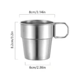 Tasse à bière et vin à poignée pliable 3