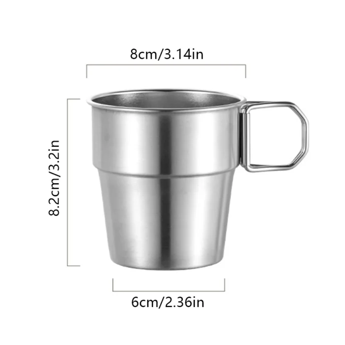 Tasse à bière et vin à poignée pliable 3