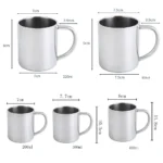 Tasse à café portable en acier 6