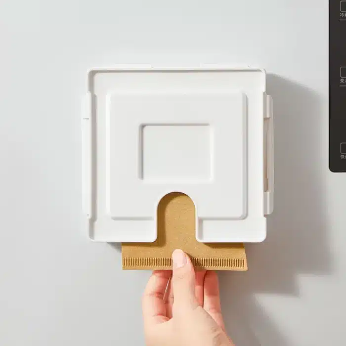 La boîte de rangement en papier filtre à café 2