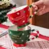 Tasse de noël en céramique