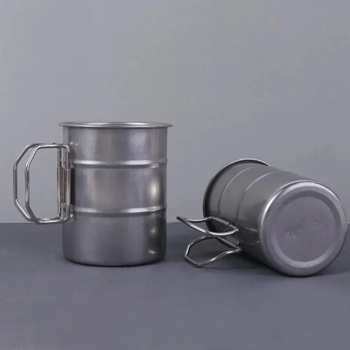 Tasse de Camping à poignée pliante 5