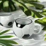 Tasse à café en céramique en forme de Football 2