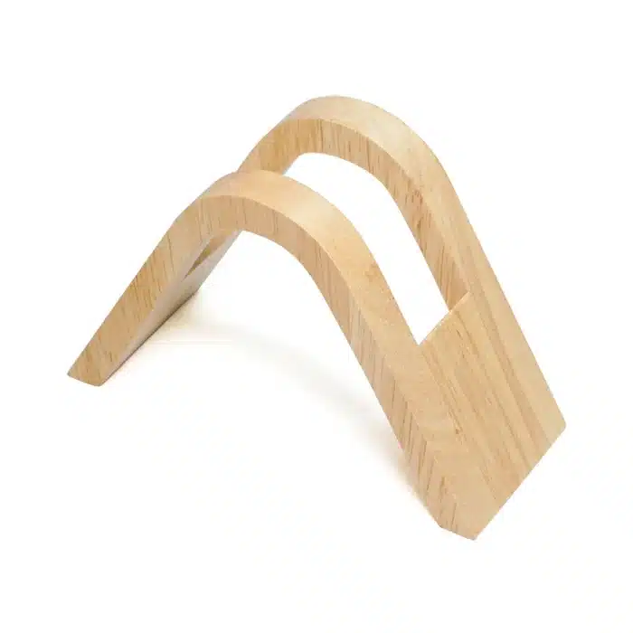 Support en bois le stockage de papiers filtrants 4